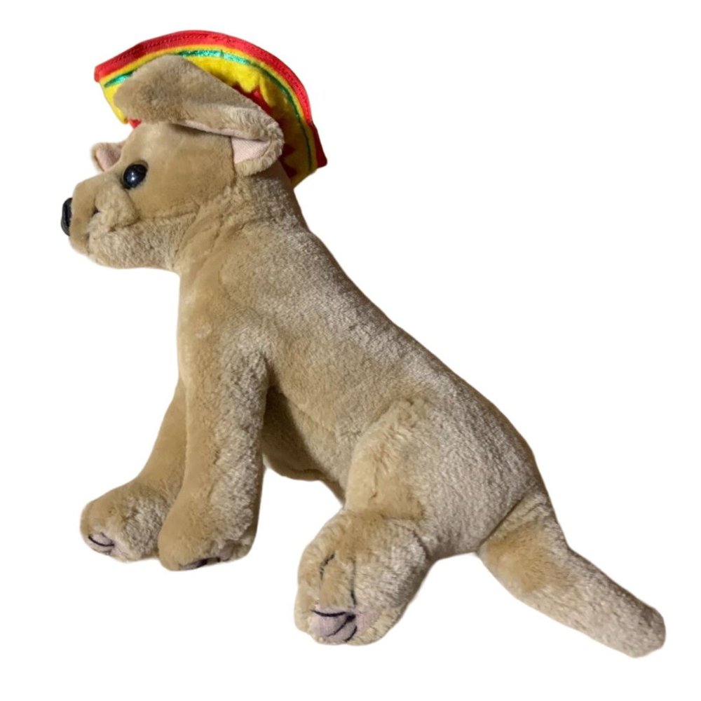 Royal Plush Stuffed Animal Dog Toy Chihuahua 10 in Tall Sombrero Vintage Puppy B